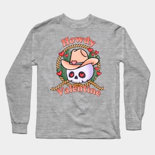 Howdy Lasso Valentine Long Sleeve T-Shirt